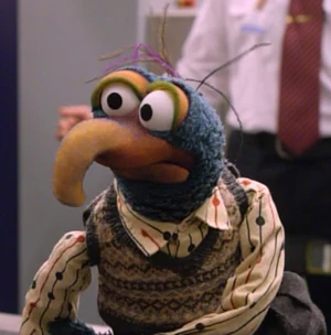 Muppet with Long Hooked Beak